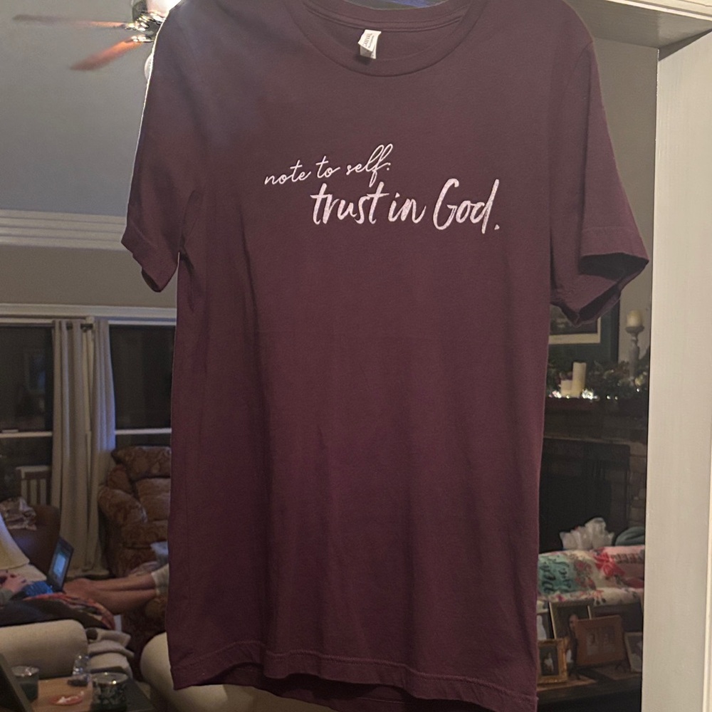 Bella Canvas Purple Trust Tee